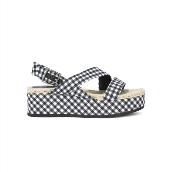 🔥Rag & Bone gingham platform sandals🔥 - Picture 4 of 8